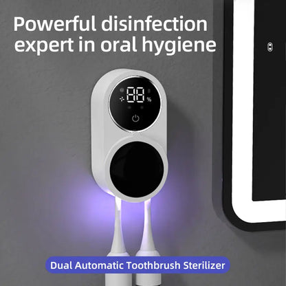 Mini Toothbrush Sterilizer UV with Charge Display by Todens